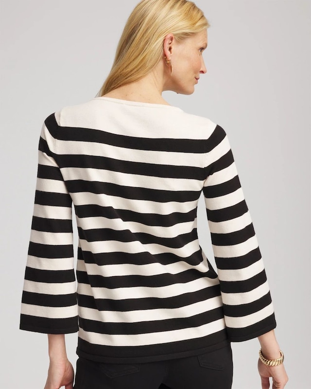 Striped V-Day Pullover - image 4
